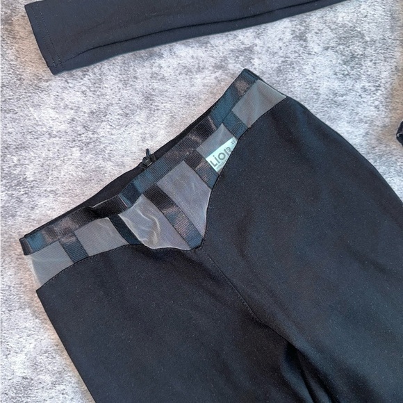Lior Black Mesh Panel Two-Piece Set - Size XS - Picture 4 of 6